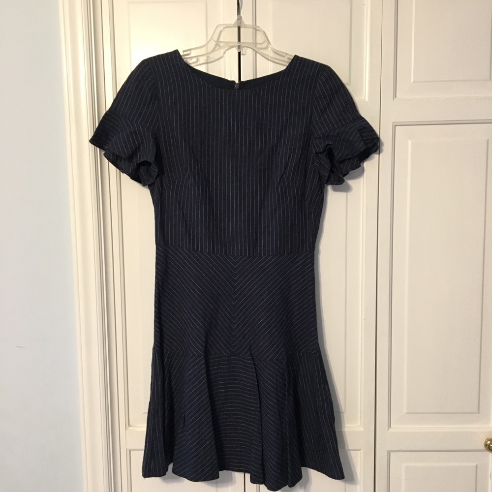 Navy Pinstripe Banana Republic Dress size 4